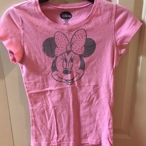 Pink Minnie Mouse Tee